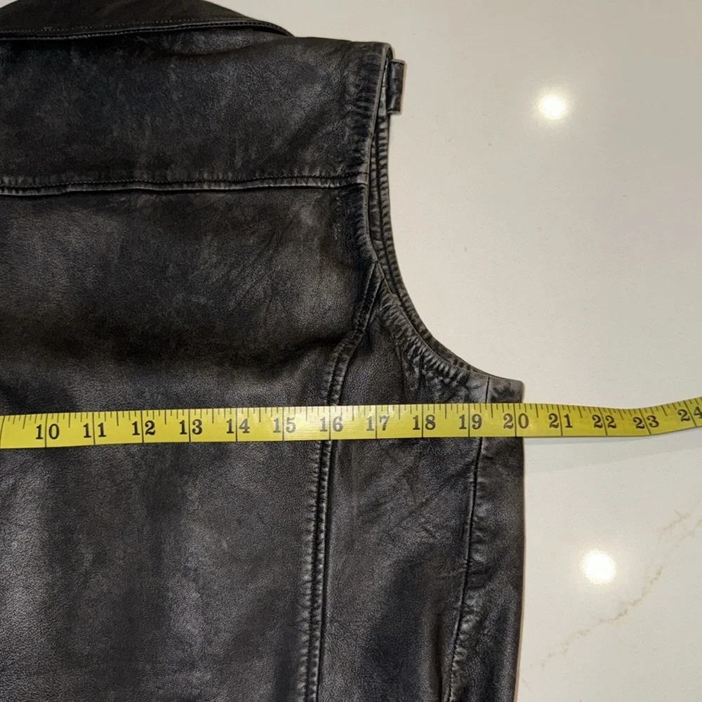 Topshop Leather Vest - Picture 4 of 6